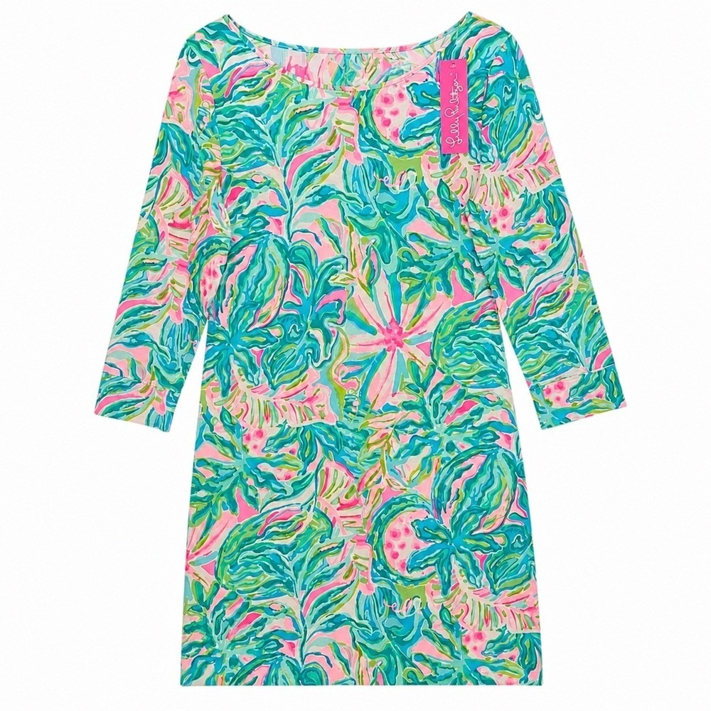 **SOLD** Lilly Pulitzer Marlowe Dress One in a Melon NWT Size L - Picture 2 of 9